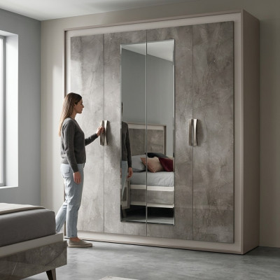 Luxury Wardrobe Closets Living Cabinets Italian Wood Furniture