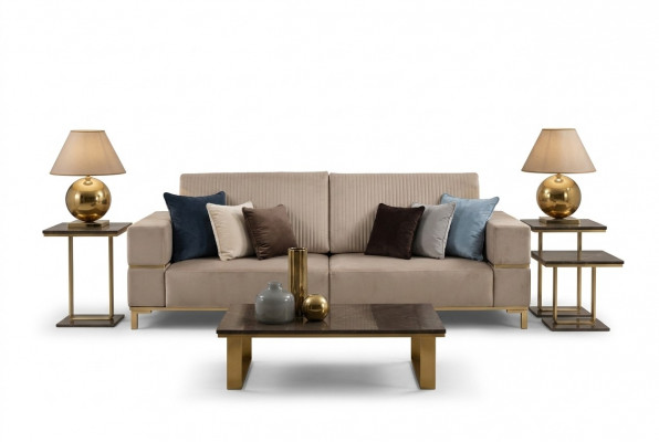 Design Classic Sofa Couch Sofas Upholstery 3-Seater Couches Seat New Three-Seater