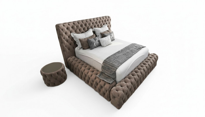 Bed 2x Nightstand 3-piece Bedroom Set Design Furniture Modern Luxury Beds New