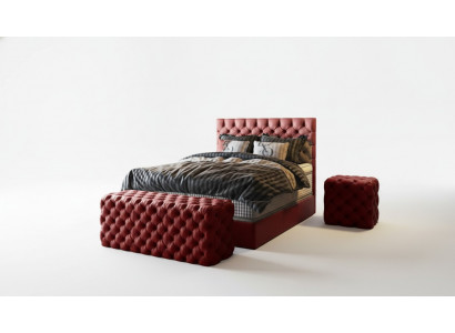 Luxury Bed Box Spring Bed Bedroom Beds Design Furniture Velvet Mattress Complete