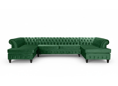 Chesterfield Living Room Couch Lounge XXL Sofa Couch Upholstery Corner Velvet