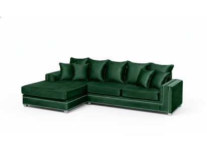 Sectional sofa L-shape textile luxury design living landscape upholstered couch couches furniture