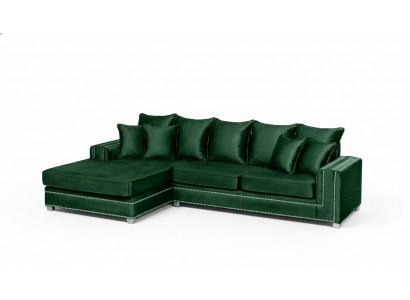Sectional sofa L-shape textile luxury design living landscape upholstered couch couches furniture