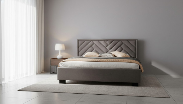 Bed 2x Nightstand 3-piece Bedroom Sets Design Luxury Beds Complete Set