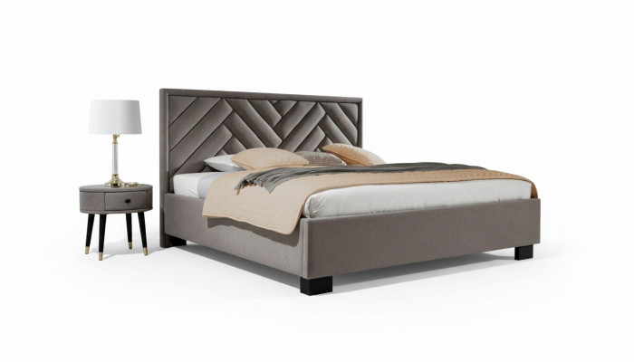 Bed 2x Nightstand 3-piece Bedroom Sets Design Luxury Beds Complete Set