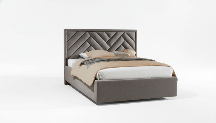 Box spring luxury bed beds double furniture fabric 140 160 180 x 200cm bedroom