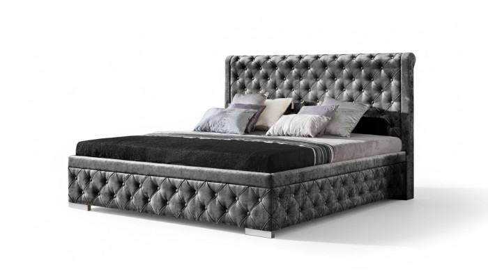 Bed frame fabric furniture luxury beds bed textile bedroom design textile new