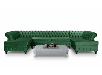 Modern design luxury coffee table, textile Chesterfield living room table, coffee tables