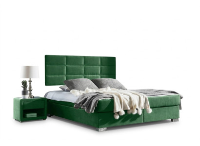 Box spring bedroom luxury bed beds double furniture fabric 140 160 180 x 200cm