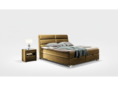 Bedroom luxury box spring bed beds double furniture fabric 140 160 180 x 200cm