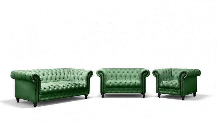 Modern designer set 31-seater Chesterfield sofas living room set