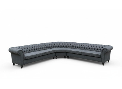 Corner sofa, sofa design, Chesterfield couch, textile fabric, living landscape, sets