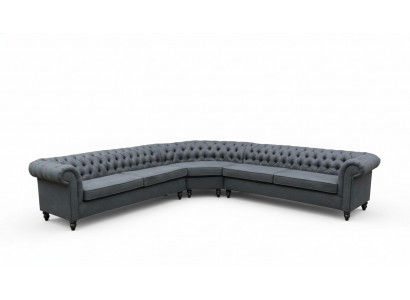Corner sofa, sofa design, Chesterfield couch, textile fabric, living landscape, sets