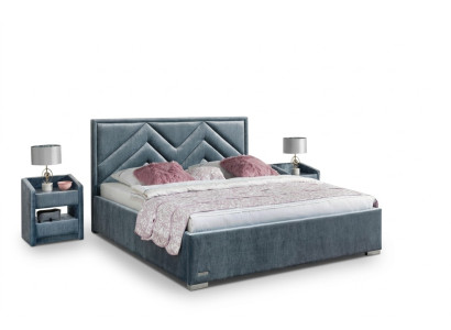 Bed textile bedroom design furniture modern luxury beds bed frame fabric new