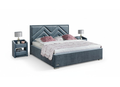 Complete Bedroom Set Bed 2x Nightstand 3 pcs. Sets Designer Luxury Beds
