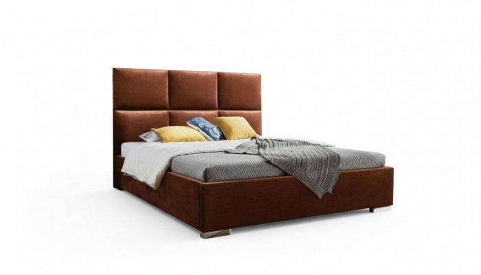 Modern bedroom beds textile bed fabric Chesterfield 180x200 double bed