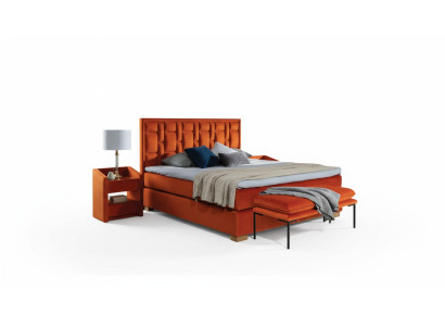 Bed textile bedroom furniture modern beds 140x200 bed frame box spring new