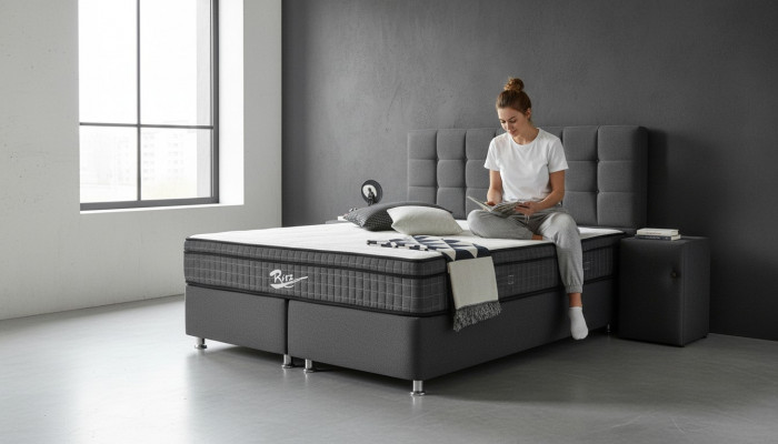 Box spring bed double beds bedroom luxury designer double beds 160x200 new