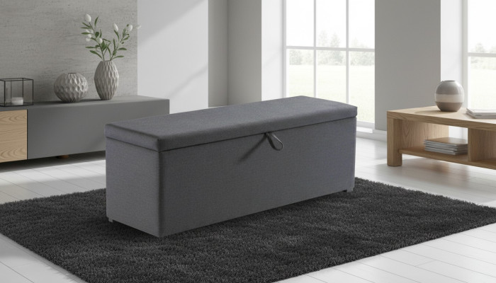 Ottoman pouf footstool ottoman upholstered stool side fabric padded