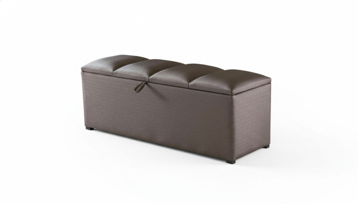 Chest storage box luxury bedroom stool textile footstool