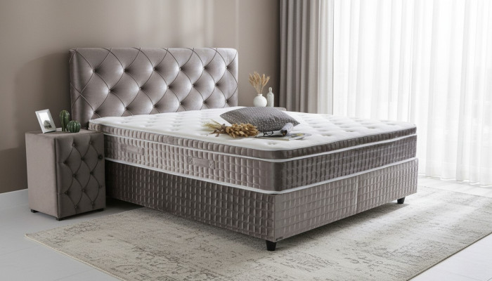 Furniture Luxury Modern Beds Upholstered Chesterfield Beds Bedroom