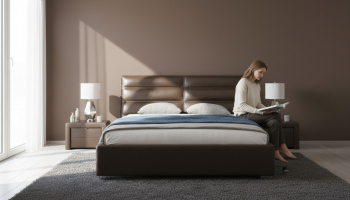 Furniture Luxury Modern Beds Upholstered Frame Beds Bedroom Design 160x200 New