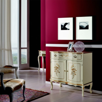 Living room furniture classic baroque luxury sideboard chest of drawers solid wood