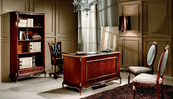 Office furniture table desk Italian style furniture real wood desks