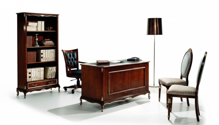 Office furniture table desk Italian style furniture real wood desks