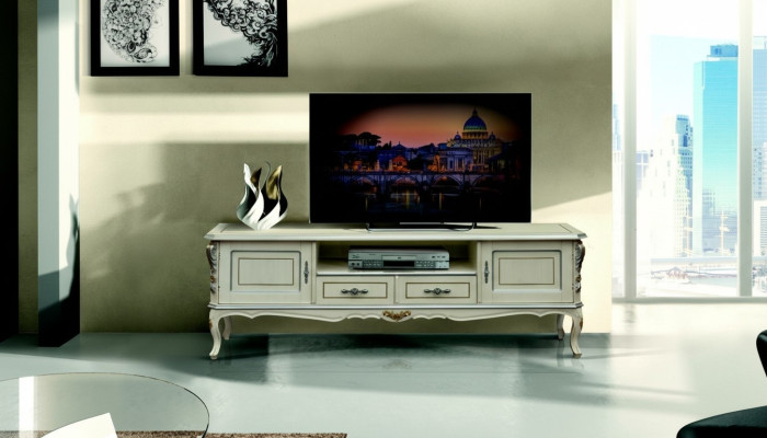 RTV Lowboard rtv luxury cabinet table living room wood furniture classic low side board