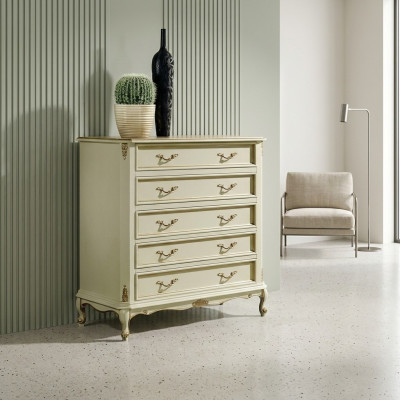 Living room Italian luxury furniture classic baroque style dresser