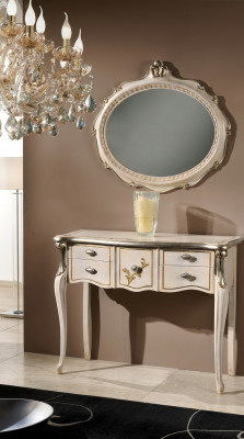 Furniture style Baroque console table wall table table sideboard classic solid wood
