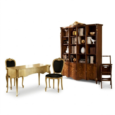 Furniture classic style bookcase design luxury cabinet Italian furniture