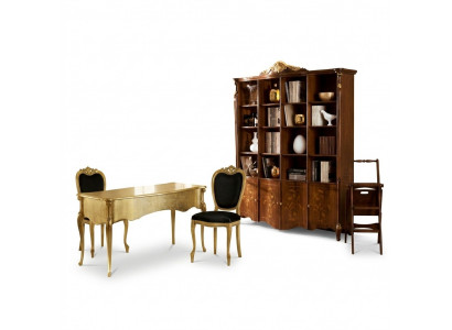 Furniture classic style bookcase design luxury cabinet Italian furniture