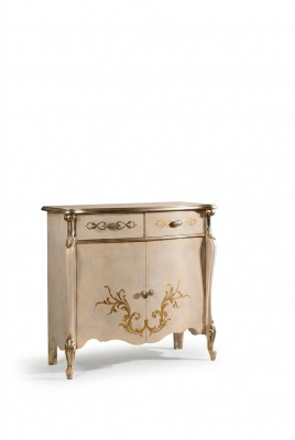 Luxurious furniture wood style baroque white cabinet dresser cabinets designer