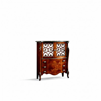 Dresser console cabinet sideboard cabinets shelf Italian style furniture wood
