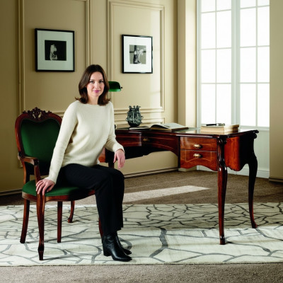 Italian Classic Wood Furniture Luxury Design Desk Office Furniture