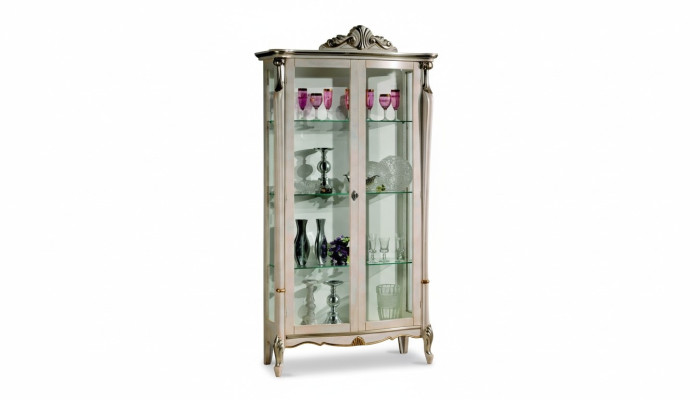 Design Furniture Wood Classic Baroque Luxury Display Cabinet Shelf Italian Furniture New
