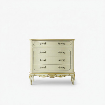 Design furniture style Baroque chest of drawers wood Italy furniture sideboard luxury sideboard