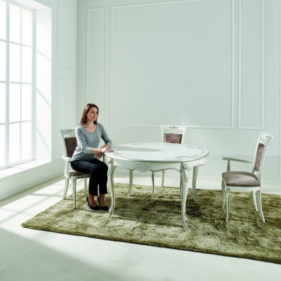 Italian furniture dining table wood luxury table design tables dining room 140x79cm