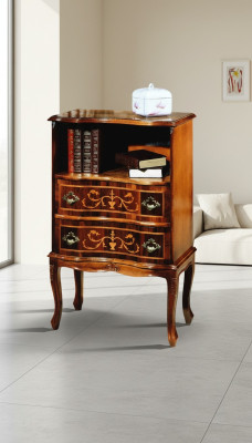 Furniture Wood Style Baroque Brown Dresser Cabinets Designer Italian Furniture