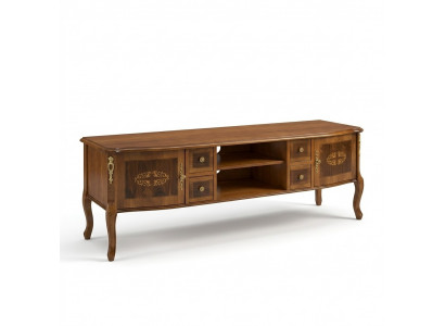 Design Sideboard TV Lowboard RTV Cabinet Table Living Room Wood Furniture Baroque Style New