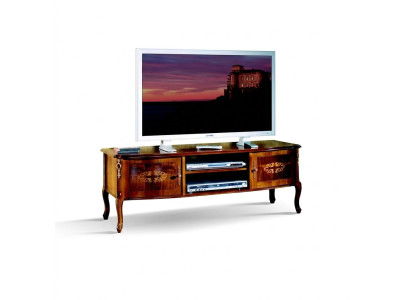 TV lowboard, RTV cabinet, table, living room, wood furniture, baroque style