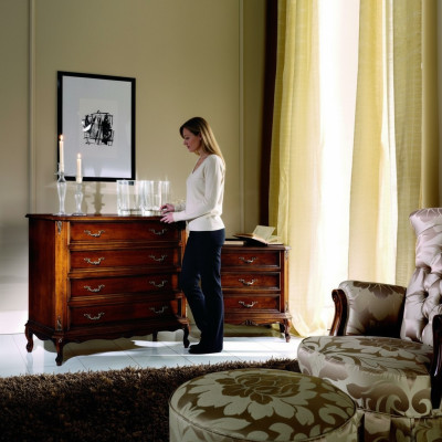 Design Furniture Style Baroque Large Dresser Brown Luxury Italian Furniture New