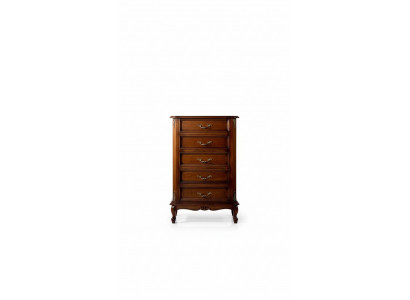 Design furniture style Baroque chest of drawers cabinet brown wood Italian furniture new