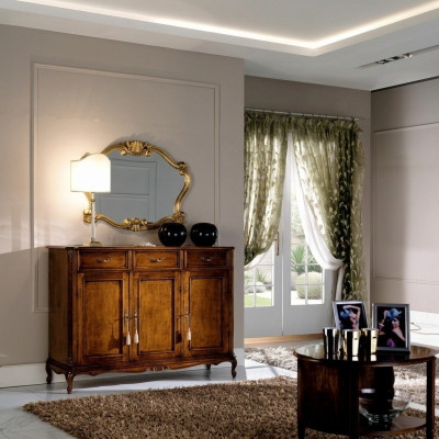 Italian furniture baroque style dresser cabinet luxury cabinets design