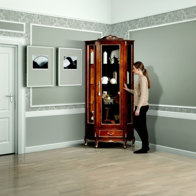 Corner display cabinet, cabinet design, display cabinets, designer furniture, Italian furniture, shelves, shelving.