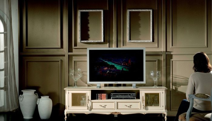 Sideboard TV lowboard RTV cabinet table living room wood furniture baroque style new