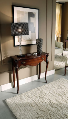 Wood Italian Furniture Console Table Brown Furniture Style Baroque Design Furniture New