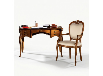 Wood Furniture Luxury Italian Classic Desk Office Furniture Design